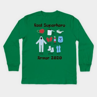 real superhero armor 2020 Kids Long Sleeve T-Shirt